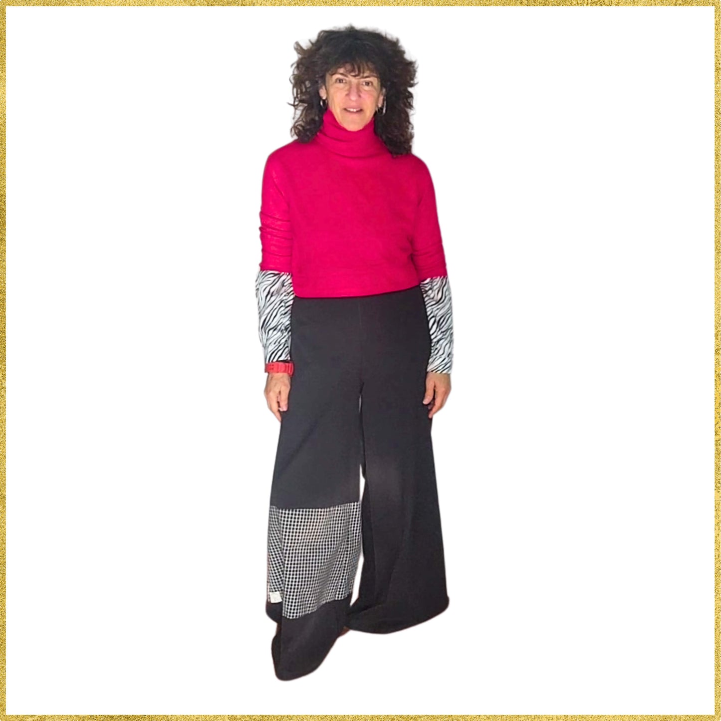 TessaH / Black / Checkerboard